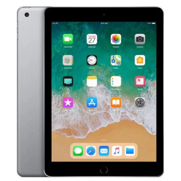 (UTEN LADER)iPad 6. generasjon 128 GB stellargrå (Wi-Fi)
