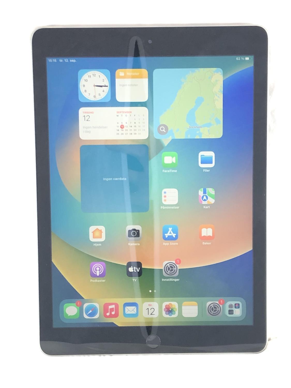 iPad 5. generasjon 128 GB stellargrå (Wi-Fi + 4G)