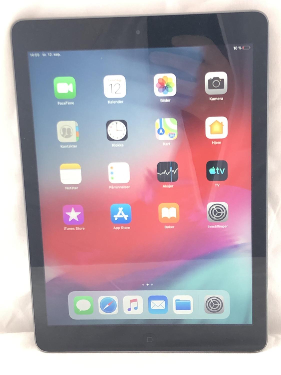 iPad Air 1. generasjon 32 GB stellargrå (Wi-Fi)