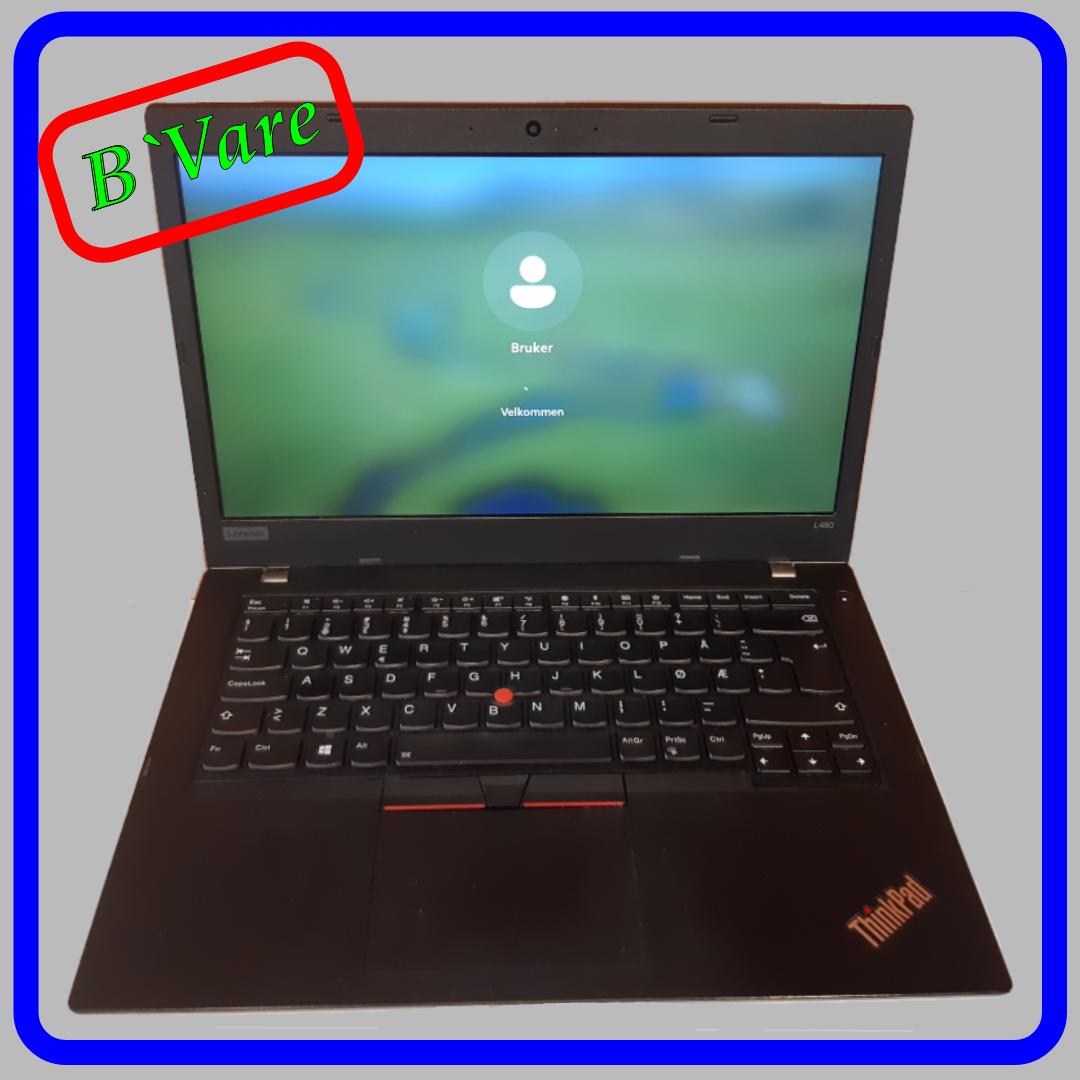 Lenovo ThinkPad L480 Core i3 256GB SSD, 16GB RAM WIN 11 (UTEN LADER)